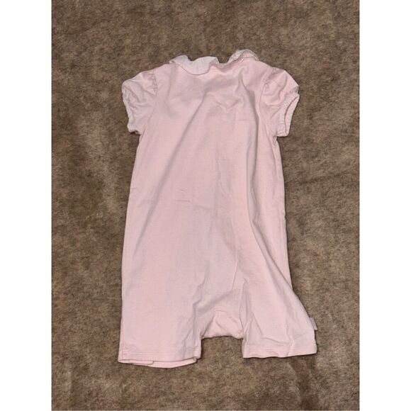 GREAT CONDITION Janie and Jack SIZE 6- 12 months BABY RUFFLED pink ONE-PIECE - Picture 3 of 4
